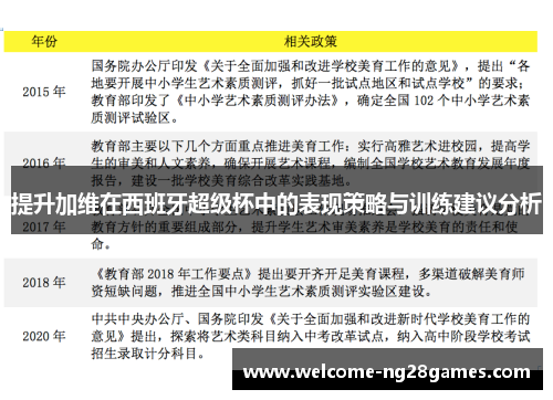 提升加维在西班牙超级杯中的表现策略与训练建议分析